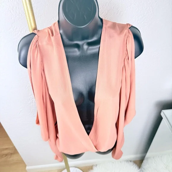 Silvia Tcherassi Hoshi Blouse Bodysuit Canyon Rose Small - Picture 5 of 16